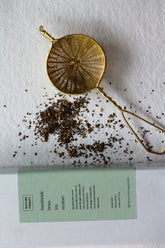 Handmade brass tea strainer
